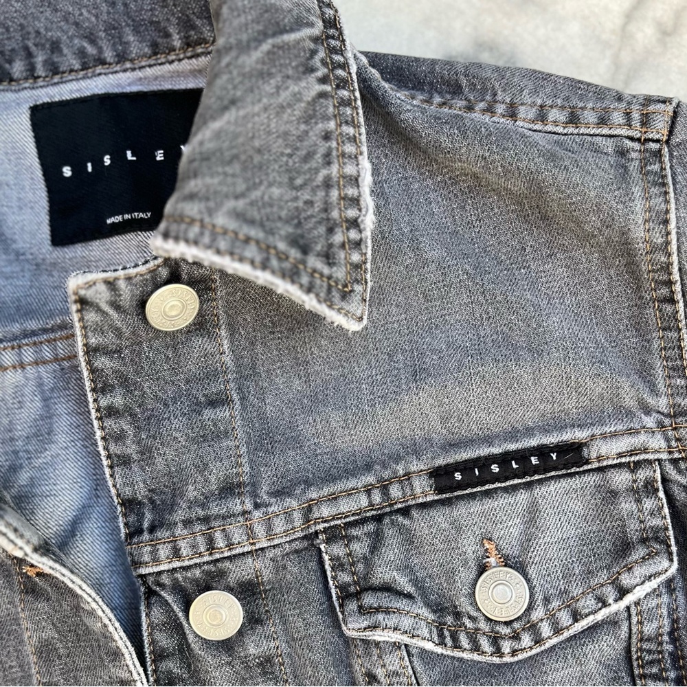 Sisley black jean jacket